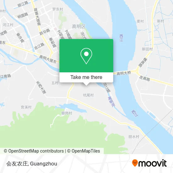 会友农庄 map