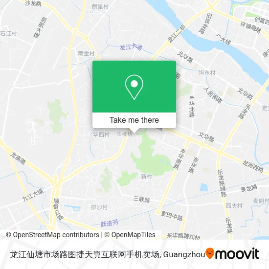 龙江仙塘市场路图捷天翼互联网手机卖场 map
