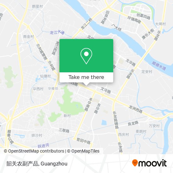 韶关农副产品 map