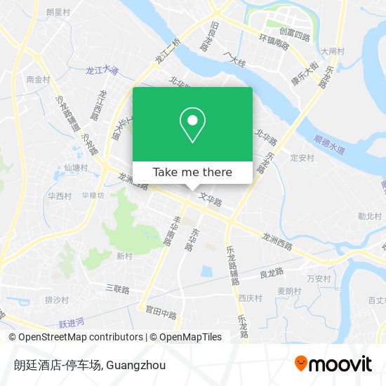 朗廷酒店-停车场 map