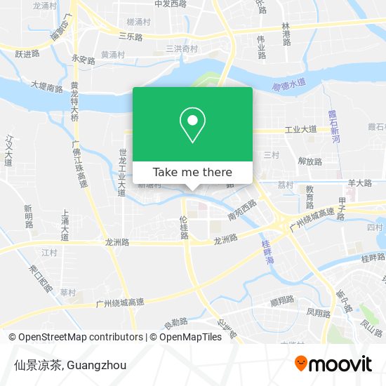 仙景凉茶 map