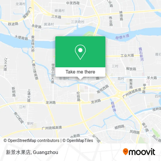 新景水果店 map