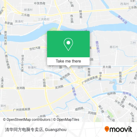 清华同方电脑专卖店 map