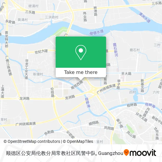 顺德区公安局伦教分局常教社区民警中队 map