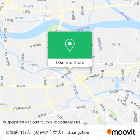 喜德盛自行车（骑得健专卖店） map