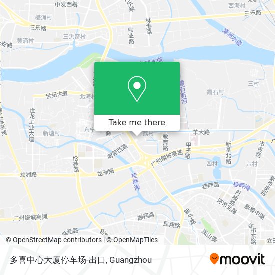 多喜中心大厦停车场-出口 map