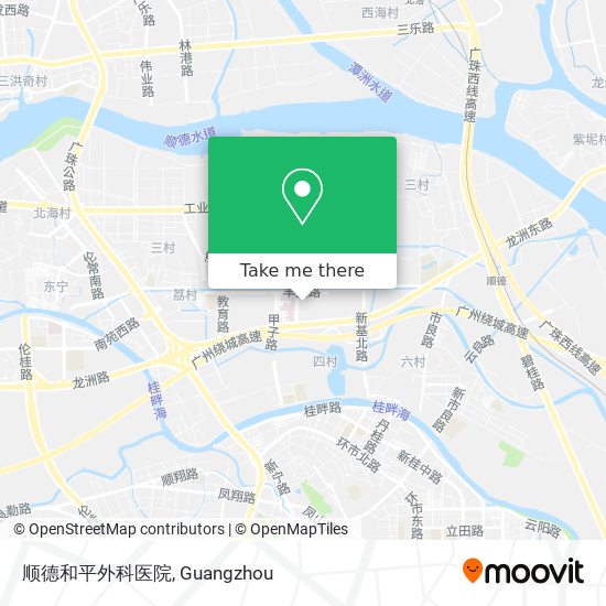 顺德和平外科医院 map