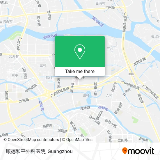 顺德和平外科医院 map