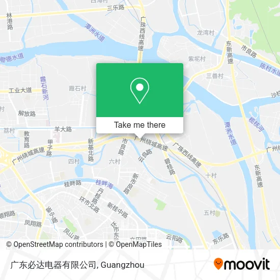 广东必达电器有限公司 map