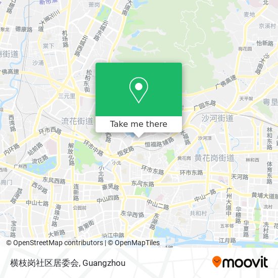 横枝岗社区居委会 map