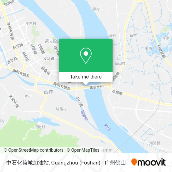 中石化荷城加油站 map