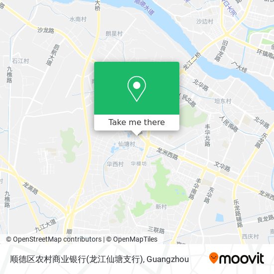 顺德区农村商业银行(龙江仙塘支行) map