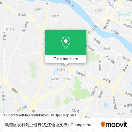 顺德区农村商业银行(龙江仙塘支行) map