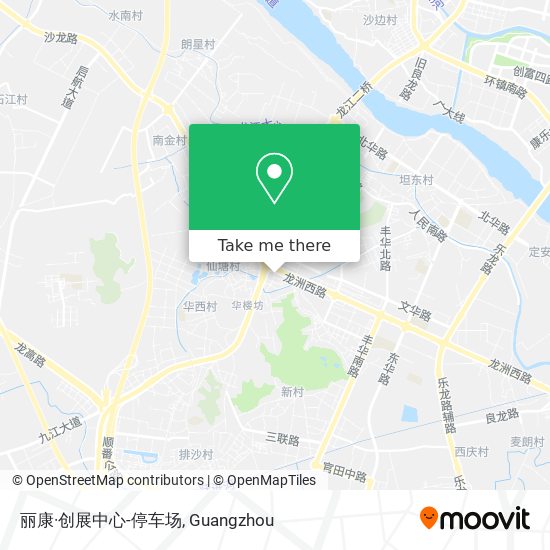 丽康·创展中心-停车场 map
