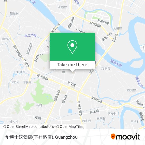 华莱士汉堡店(下社路店) map