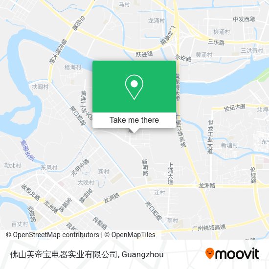 佛山美帝宝电器实业有限公司 map