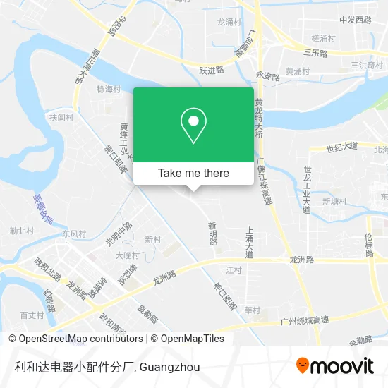 利和达电器小配件分厂 map