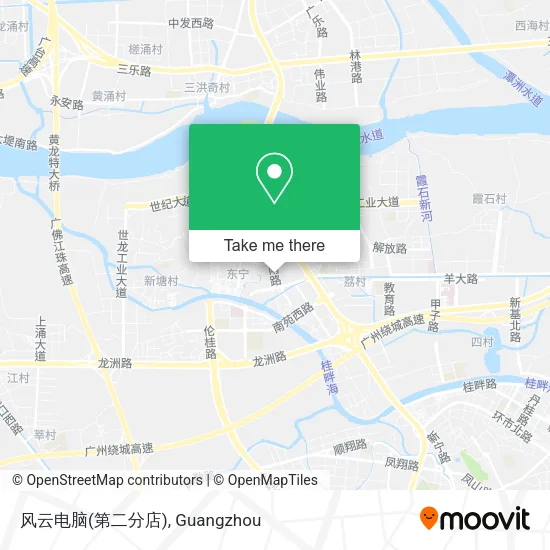 风云电脑(第二分店) map