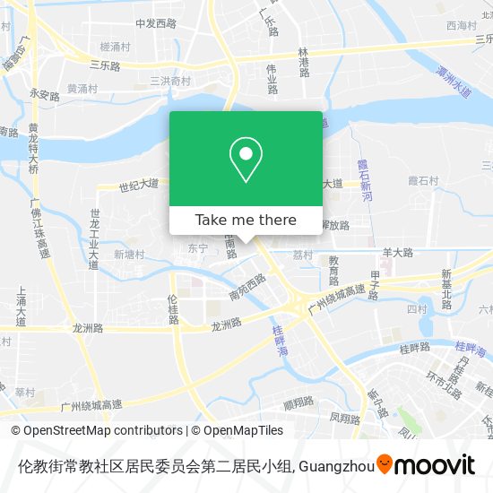 伦教街常教社区居民委员会第二居民小组 map
