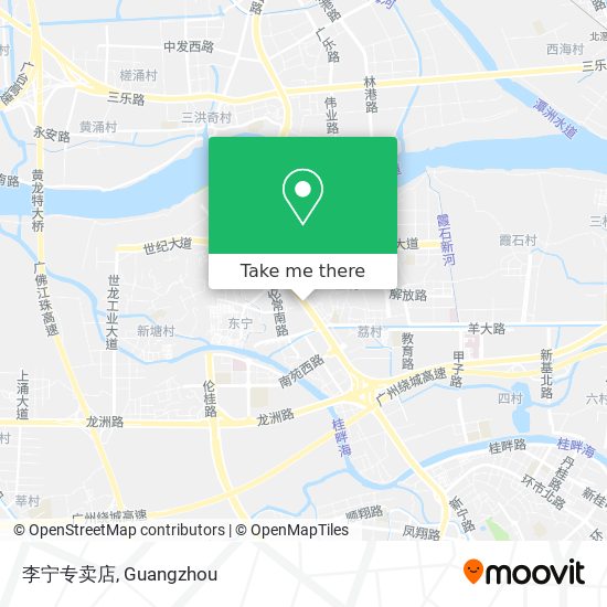 李宁专卖店 map