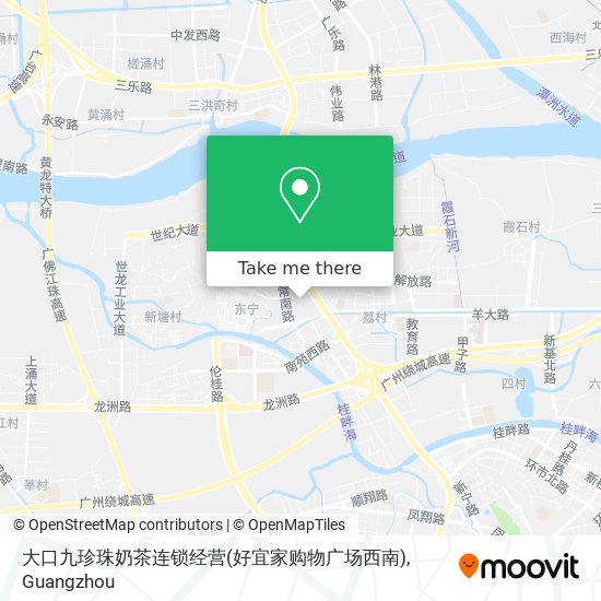 大口九珍珠奶茶连锁经营(好宜家购物广场西南) map