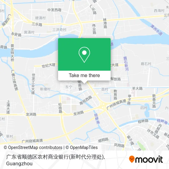 广东省顺德区农村商业银行(新时代分理处) map