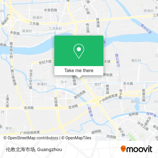 伦教北海市场 map