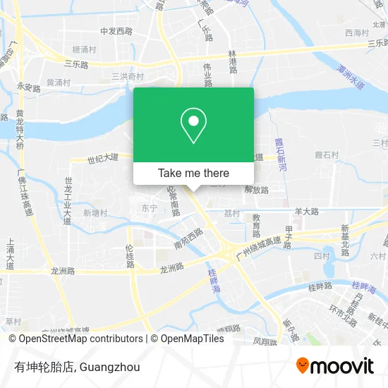 有坤轮胎店 map