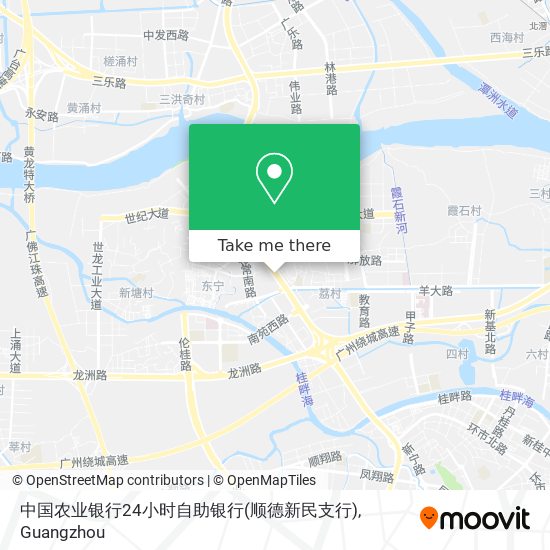 中国农业银行24小时自助银行(顺德新民支行) map