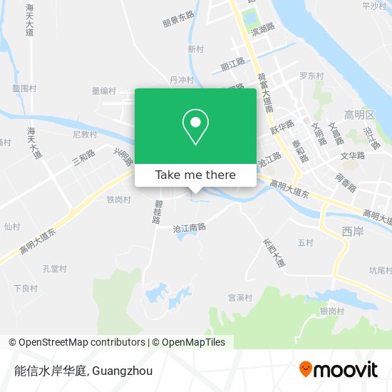 能信水岸华庭 map