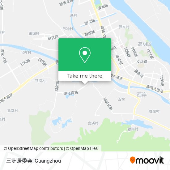 三洲居委会 map