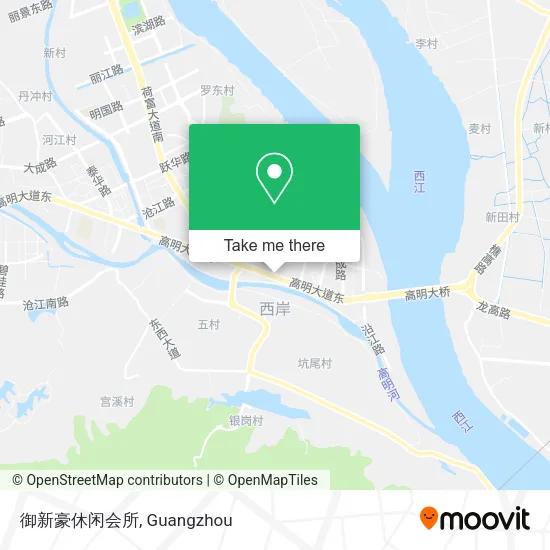 御新豪休闲会所 map