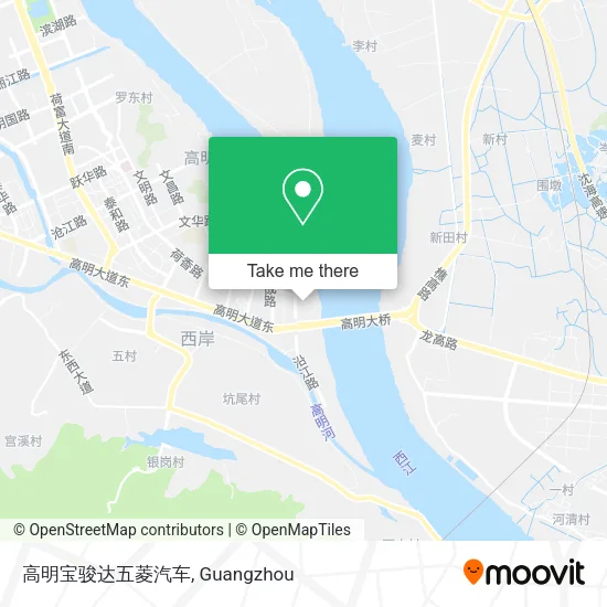 高明宝骏达五菱汽车 map