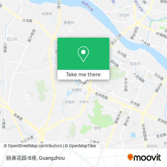 丽康花园-B座 map