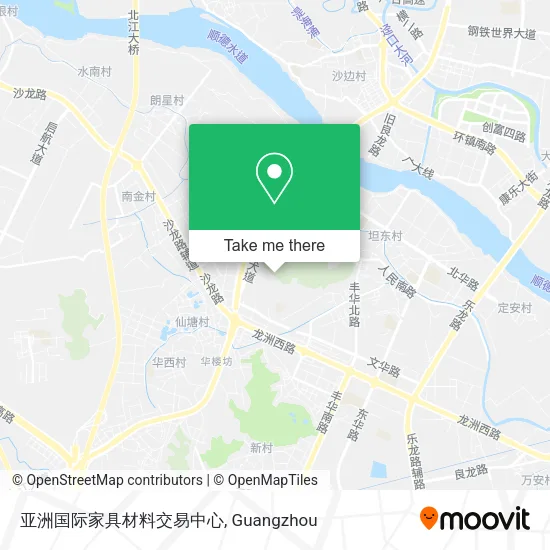 亚洲国际家具材料交易中心 map