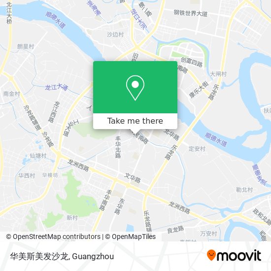 华美斯美发沙龙 map