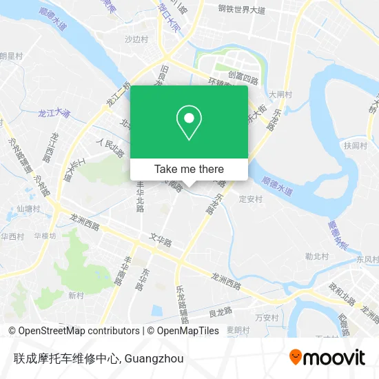 联成摩托车维修中心 map