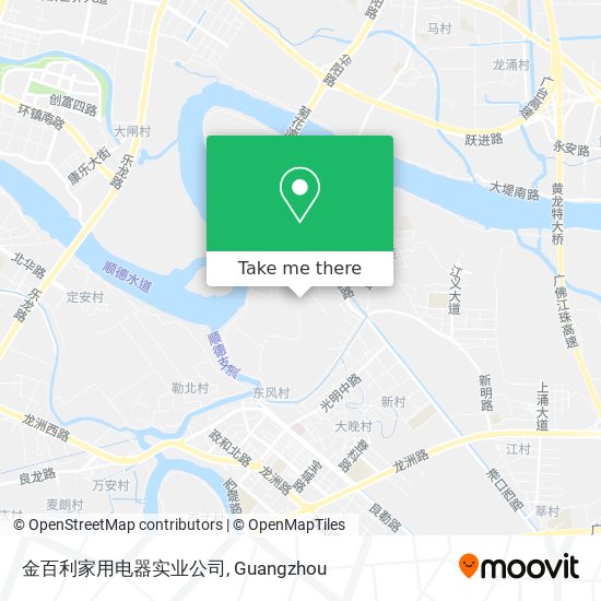 金百利家用电器实业公司 map
