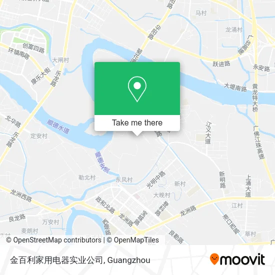金百利家用电器实业公司 map