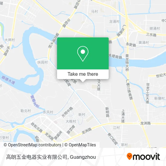 高朗五金电器实业有限公司 map