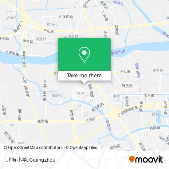 北海小学 map
