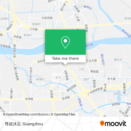 尊妮沐足 map