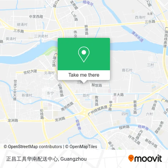 正昌工具华南配送中心 map