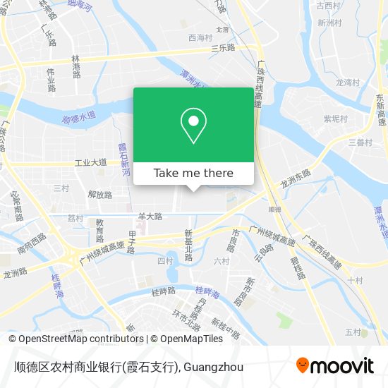 顺德区农村商业银行(霞石支行) map