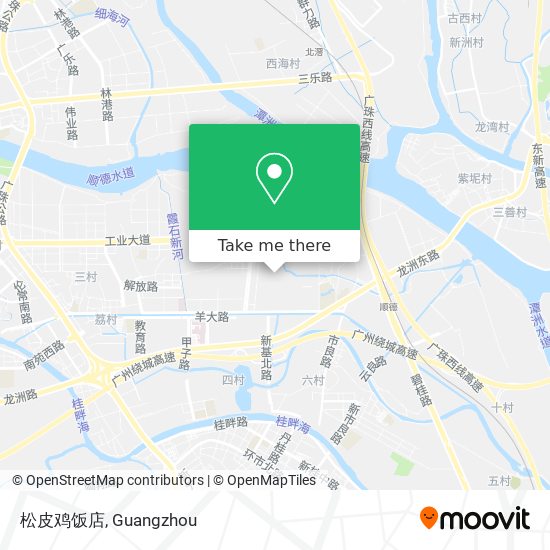 松皮鸡饭店 map