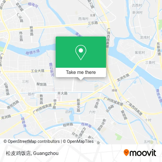 松皮鸡饭店 map