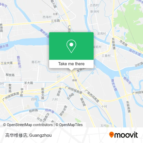 高华维修店 map
