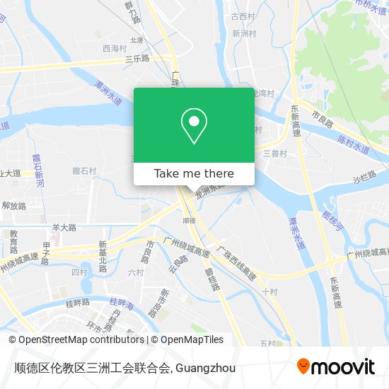 顺德区伦教区三洲工会联合会 map