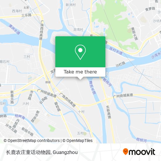 长鹿农庄童话动物园 map