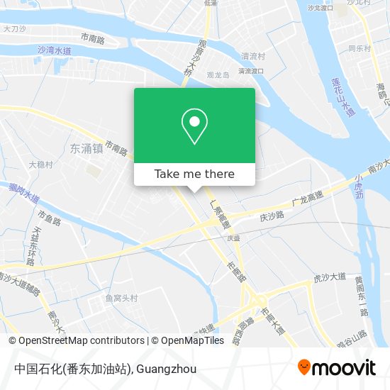 中国石化(番东加油站) map